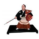 Japanese Hakata Samuri Warrior Sculpture