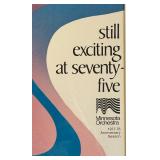 Still Exciting at Seventy Five Promotional Print for the Minnesota Orchestra