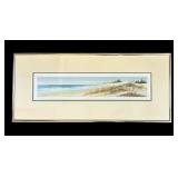 Framed Original Artwork Entitled "Dunes" Print by Arnold Alaniz