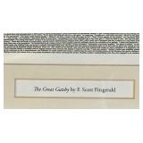 The Great Gatsby Magers and Quinn Unframed Word Print