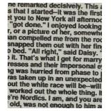 The Great Gatsby Magers and Quinn Unframed Word Print