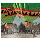 "Up, Up and Away" Unframed Hot Air Balloon Photographic Print by Judy Babcock