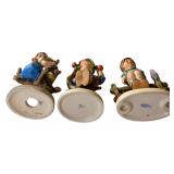 Vintage Goebel Hummel Figurines - Apple Tree Girl, Goebel Hummel Figurine • Boy In Apple Tree and "Wayside Harmony "