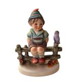 Vintage Goebel Hummel Figurines - Apple Tree Girl, Goebel Hummel Figurine • Boy In Apple Tree and "Wayside Harmony "