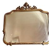 Vintage Gilded Mirror with Beautiful Hand Carved Details