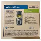 Nokia 3360 AT&T Blue Color Cell Phone