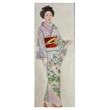 Japanese Geisha Framed Print