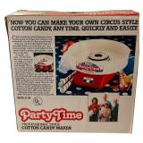 Vintage Party Time Cotton Candy Maker