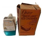 Vintage Oster Snowflake Ice Crusher