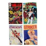 Large Lot of Vintage Comic Books Including Striker: the Armored Warrior #3, Orion #3 and More!