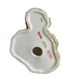 Beautiful Bone China Spode Bird on a Rock Catching Fish