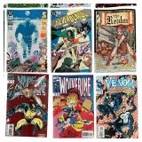 Large Grouping of Comic Books Wolverine (1988 series) #77 and Silverblade #3 (Nov 1987, DC)  and More!