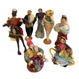 Collection of Vintage Ethnic Dolls