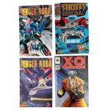 Vintage Comics including Dinosaurs For Hire #1 Malibu Comics 1993 Tom Mason Mitch Byrd, The Awesome Slapstick #4 Marvel Comic and More!