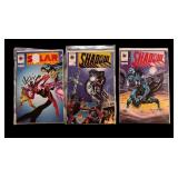 Two Shadow and One Solar Man of the Atom Comic Books
