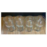 Four Guinness Beer Glasses