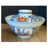Two Asian Style Rice Bowls with One Lid