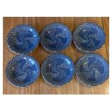 Asian Blue and White Rice Bowls and Plates