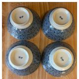 Asian Blue and White Rice Bowls and Plates