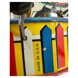 Vintage Ohio Art Tin Lithograph Carousel Toy