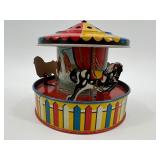 Vintage Ohio Art Tin Lithograph Carousel Toy