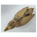 Vintage Antique Metal Duck Pull Toy