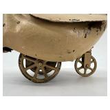 Vintage Antique Metal Duck Pull Toy