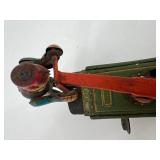 Collection of Vintage Tin Toys: Fleischmann Grinding Stones and Tom and Dick Railroad Handcar