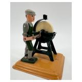 Collection of Vintage Tin Toys: Fleischmann Grinding Stones and Tom and Dick Railroad Handcar