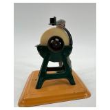 Collection of Vintage Tin Toys: Fleischmann Grinding Stones and Tom and Dick Railroad Handcar