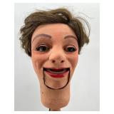 Vintage Len Insull Jr. Ventriloquist Doll Head with Mechanism