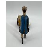 Vintage Lehmann Tap Tap Tin Wind-Up Toy with Cart