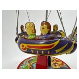 Schylling Rocket Ride Spinning Carousel Tin Lithograph Toy
