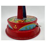 Schylling Rocket Ride Spinning Carousel Tin Lithograph Toy