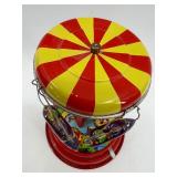 Schylling Rocket Ride Spinning Carousel Tin Lithograph Toy