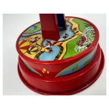 Schylling Rocket Ride Spinning Carousel Tin Lithograph Toy