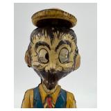 Antique B.O. Plenty Mechanical Tin Litho Wind-Up Toy