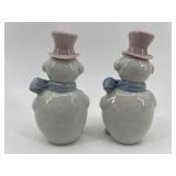 Pair of LladrÃ³ Snowman Figures with Box