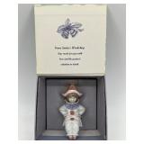 Lladro Porcelain Clown Ornament in Original Box