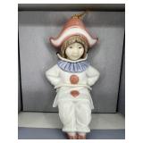 Lladro Porcelain Clown Ornament in Original Box