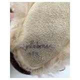 Vintage Patty Gorman Mohair Teddy Bear with Brown Tweed Outfit