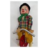 Set of 3 Vintage Clown Tightrope Balancing Figures