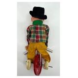 Set of 3 Vintage Clown Tightrope Balancing Figures