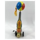 Collection of Vintage Circus Tin Toys: Elephant and Performing Seals