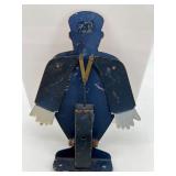1940s Motorized License Plate Tag Topper Policeman Design