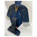 1940s Motorized License Plate Tag Topper Policeman Design