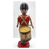 Vintage J. Chein Tin Toy Soldier Drummer Figurine