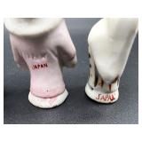 Set of 5 Vintage German Half Dolls Figurines - Made in Japan