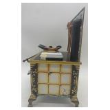 Vintage Tin Litho Schopper Toy Stove - Made in Germany