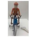 Tin Wind-Up Motorcycle with Sidecar Collectible Toy